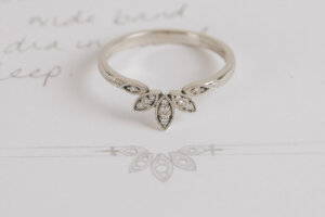 Fitted Tiara Wedding Ring