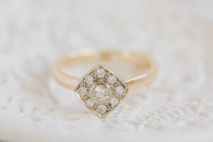 Adjustable Combined Engagement and Eternity Ring