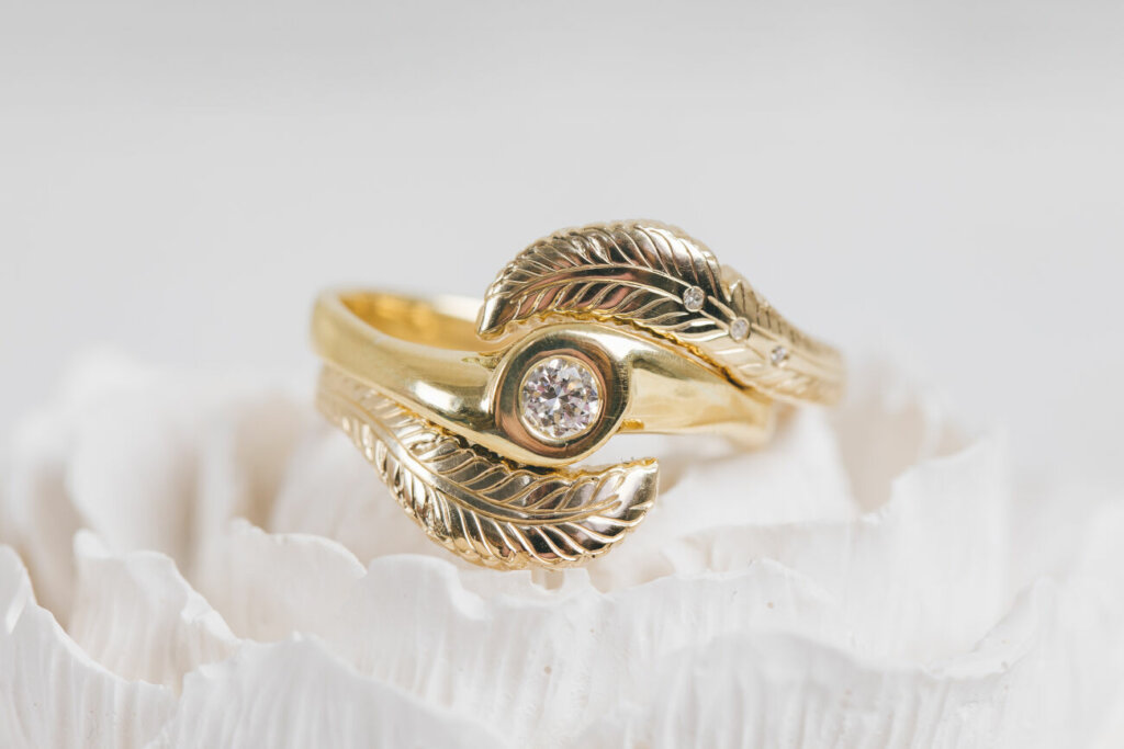 Feather Wrap Enhancer Ring