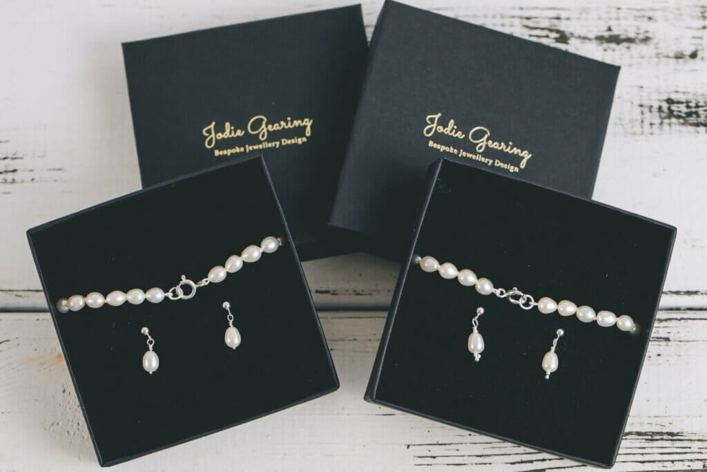 Pearl Bracelets and Drop Stud Earrings