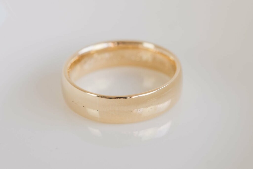 Recycled Gold Gents Wedding Ring