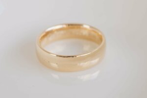 Recycled Gold Gents Wedding Ring