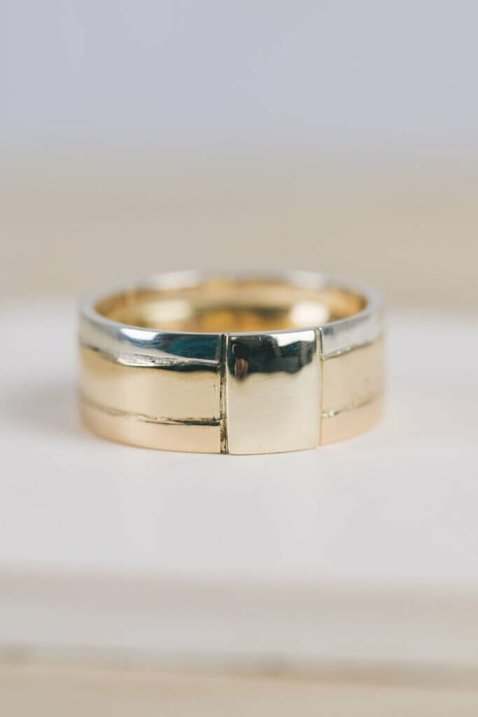 Ombre Wedding Band