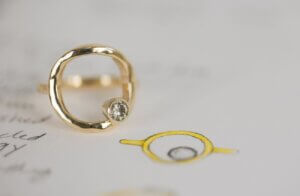 Diamond Circle Ring