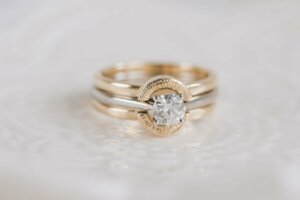 Yellow Gold Enhancer Wedding Ring