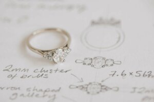 Oval Diamond Engagement Ring