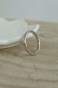 Simple Platinum Wedding Band