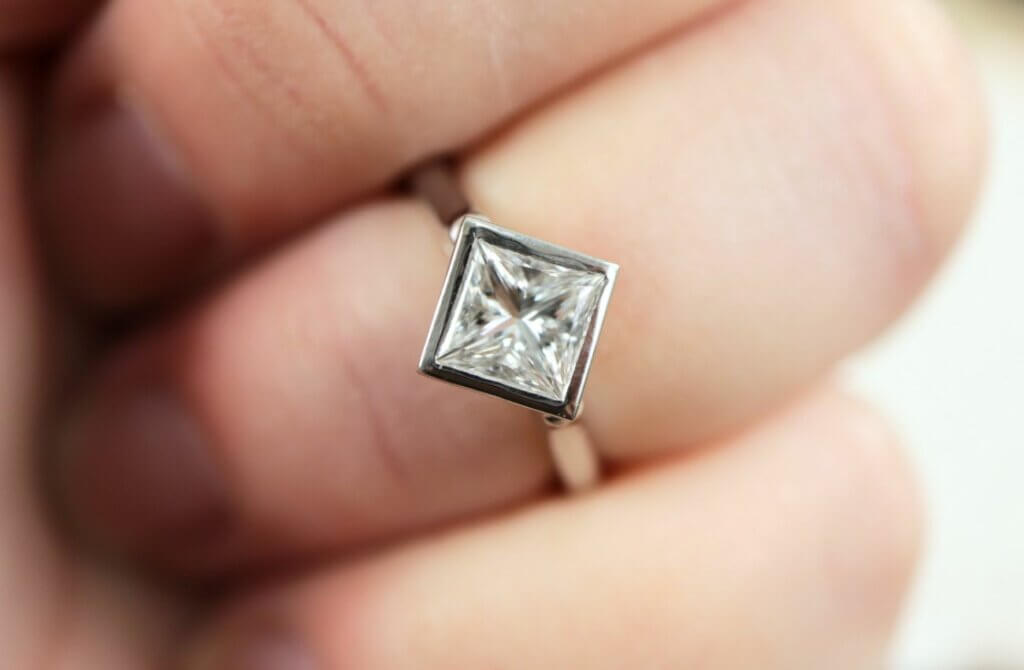 Princess Cut Solitaire Ring