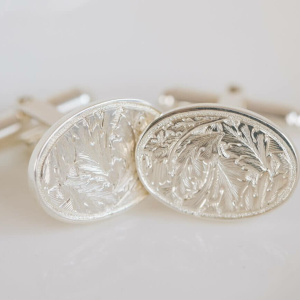 Hand Engraved Cufflinks