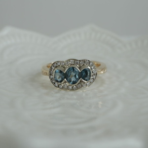 Scalloped Halo Remodelled Ring